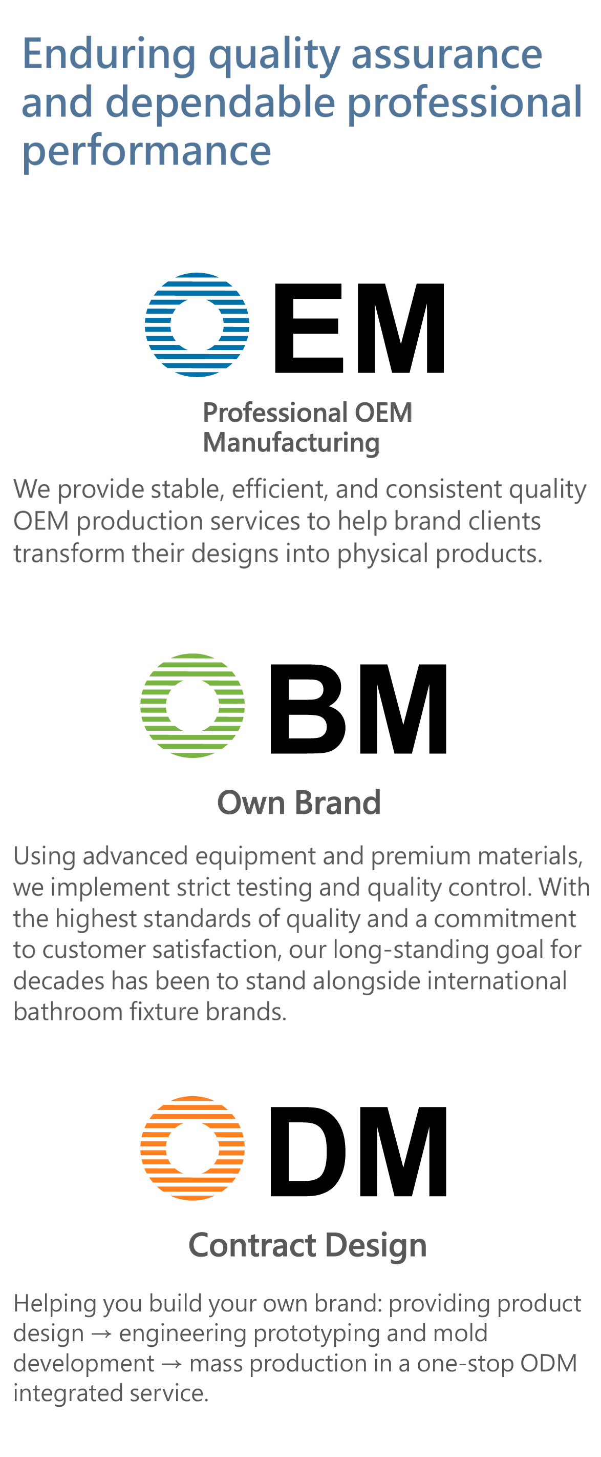 Jin Ju Han provides OEM/ODM/OBM services